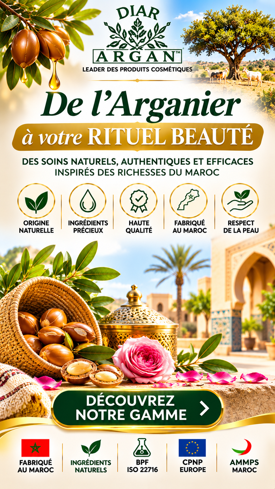 Rituel beauté naturel à l’argan
